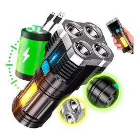 Linterna Light Power 3.0 - ¡La más potente del mundo! (+Cable de carga gratis USB)