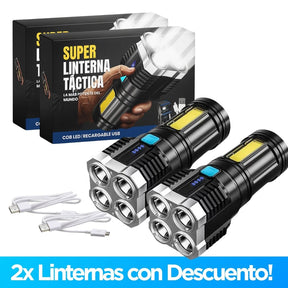 Linterna Light Power 3.0 - ¡La más potente del mundo! (+Cable de carga gratis USB)